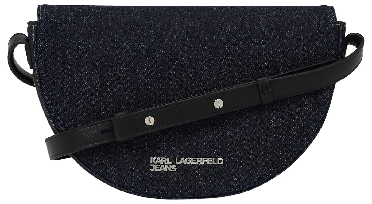 Karl Lagerfeld Jeans, Damskie, Geo Saddle Bag Denim,