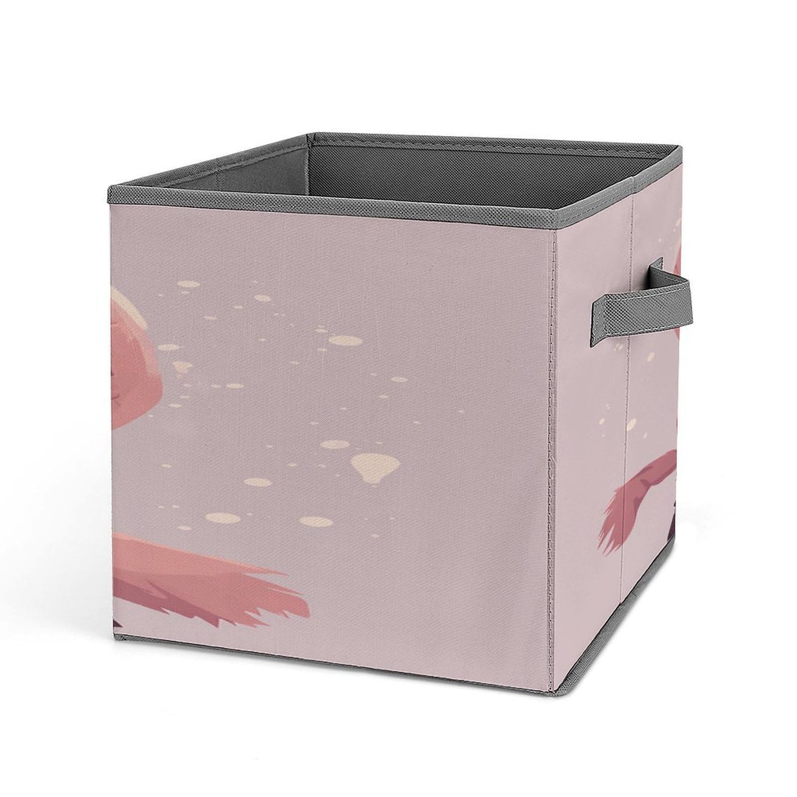 FekiLoot Girl with Scarf Storage Bins Storage Baskets