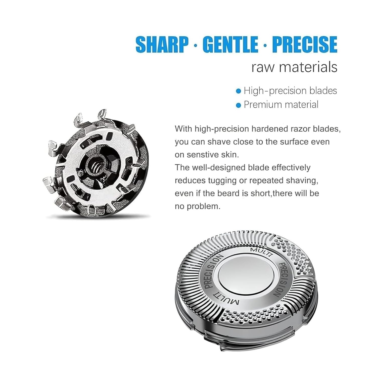 SH50 Replacement Head Blade,Compatible With Philips,Compatible For Norelco，Series 5000(S5xxx),AquaTouch(S5xxx),PowerTouch(PT8xx,PT7xx) Shavers(9pc-SH-50)