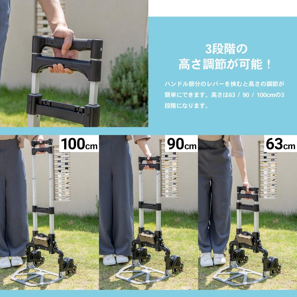 未使用品 コーナン LIFELEX 6輪キャリーカート LFX10-6872 | www