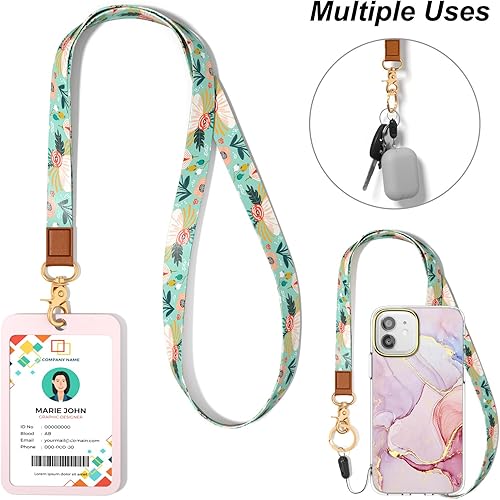 Miniatura 179 de Llavero con cordón para el cuello, correa de cordón larga para mujeres y hombres, llaves de automóvil, insignias de identificación, tarjeta