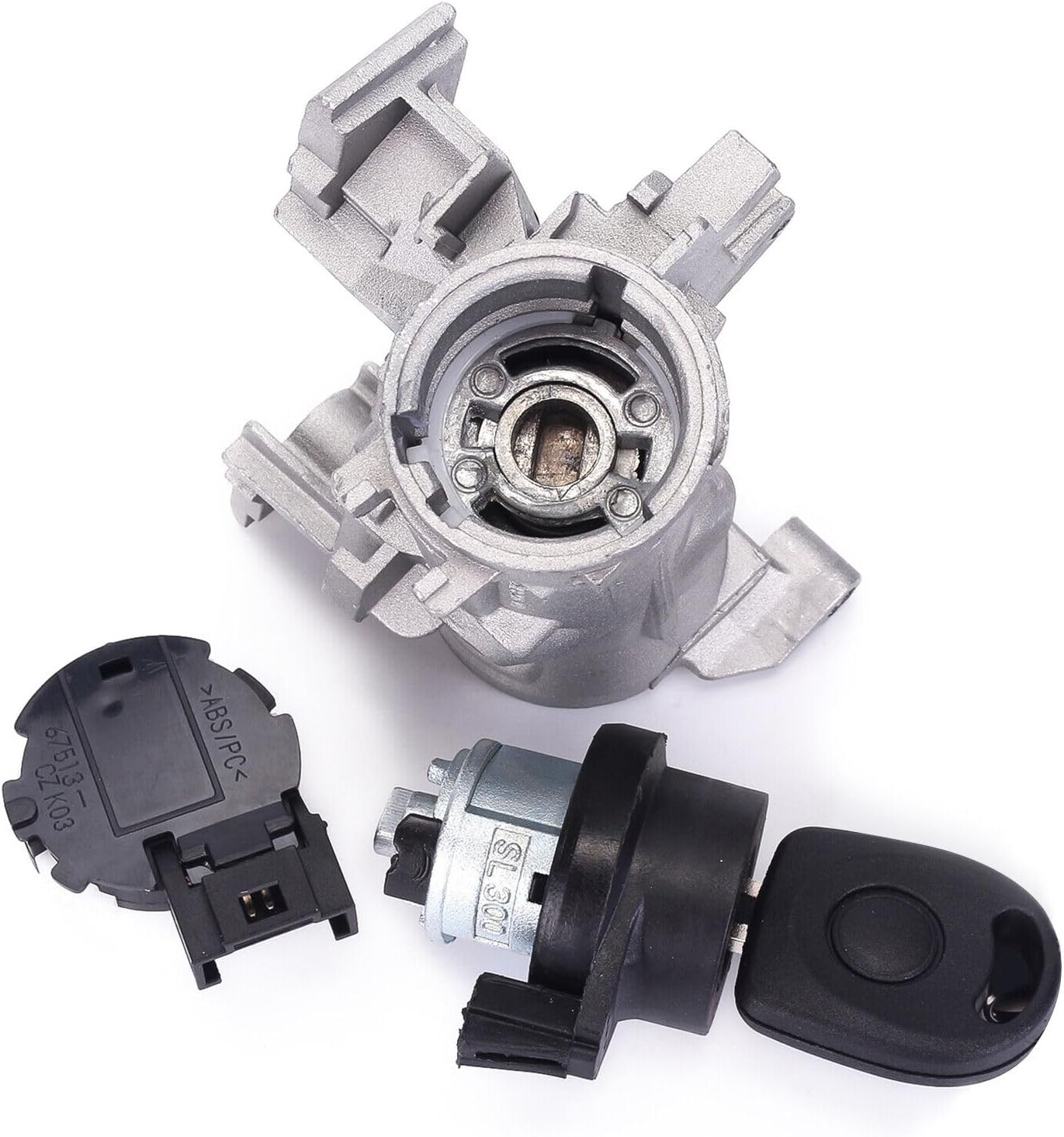 Ignition Lock Cylinder Switch with Keys – Compatible with 2011-2016 VW Jetta 2.0L/2.5L, Golf 1.4L/1.8L/2.0L/2.5L, EOS, GTI – Replaces 1K0905851B, 1K0905841, 1K0905865 - Image 2