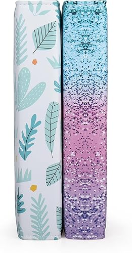 Miniatura 4 de VEELAM Carpeta para álbum de fotos de 3 anillos con cierre de cremallera para 200 fotos horizontales de 4 x 6, cubierta suave, bonito patrón de