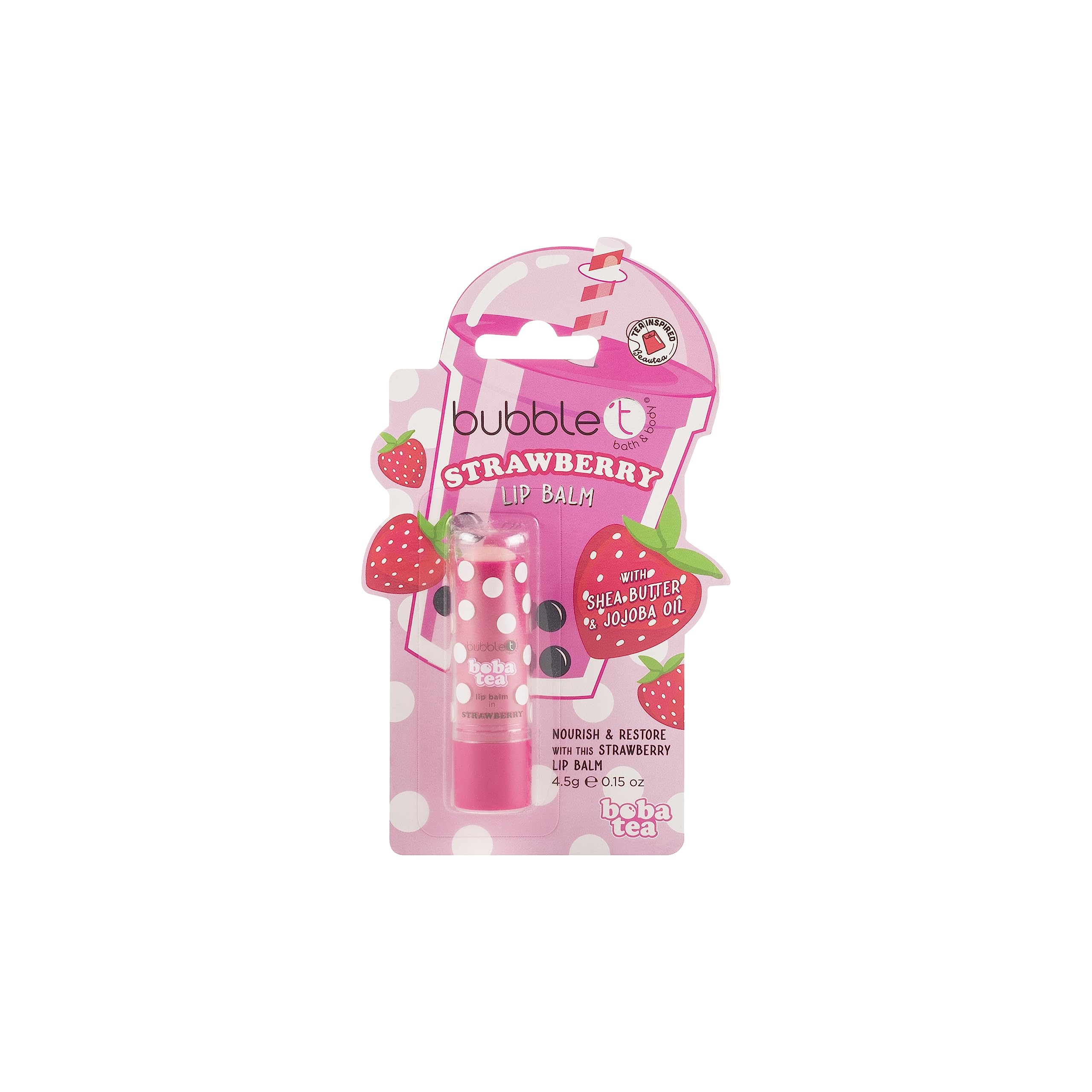 Bubble T Lip balm in Strawberry (4g)