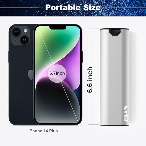 Miniatura 9 de JEINAPA Organizador semanal de pastillas de sellado de viaje, aluminio de alta calidad y fibra de carbono, caja de pastillas a prueba de humedad