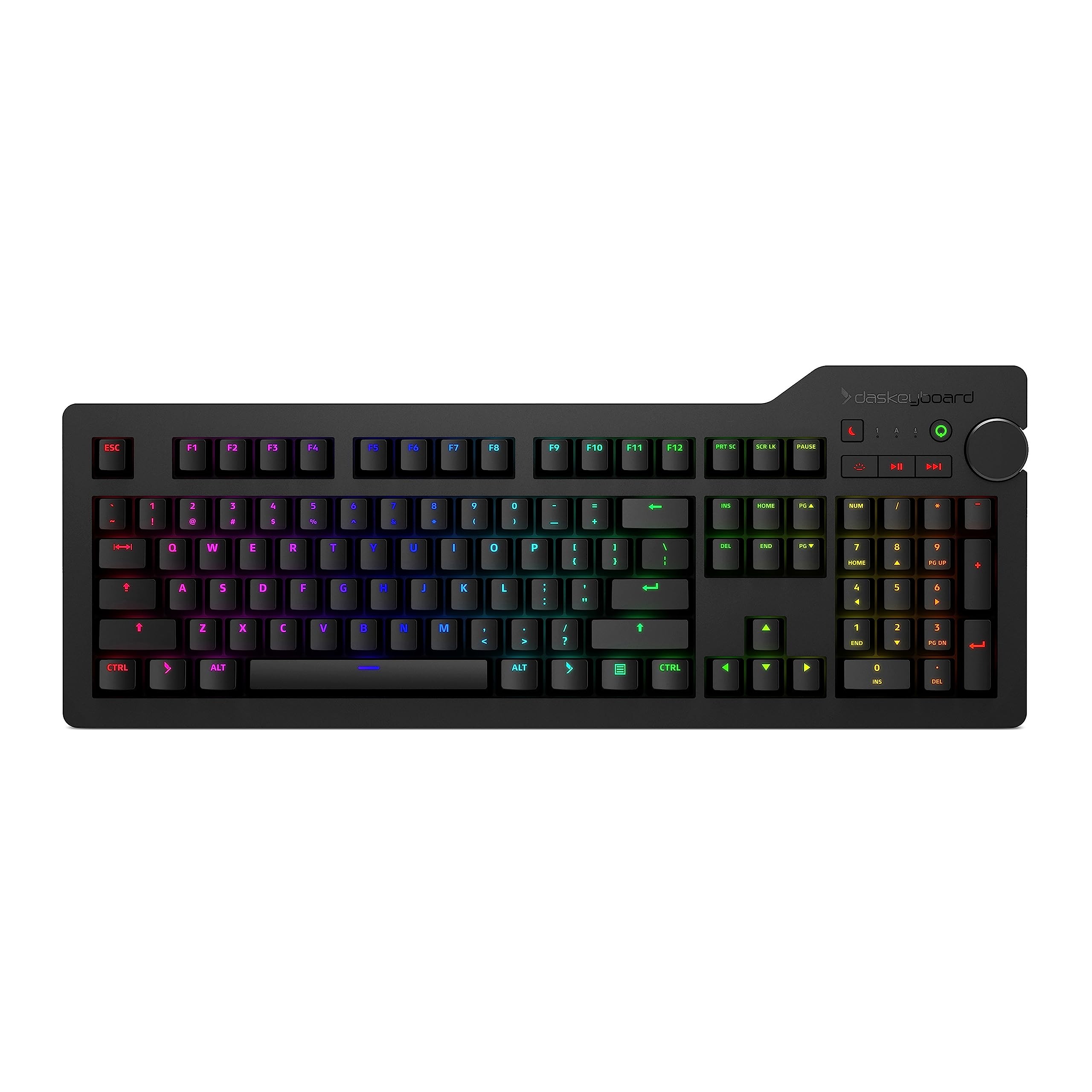 Das Keyboard 4q Smart Rgb Programmable Mechanical Keyboard Cherry Mx ...