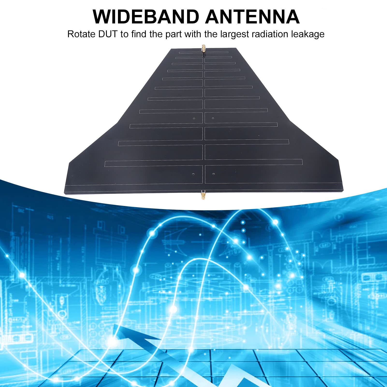 Antena Kierunkowa, Ulepszona Wersja Anteny Szerokopasmowej Poprawia wydajność Poszerza Pasmo Niskich i Wysokich Częstotliwości dla Analizatorów