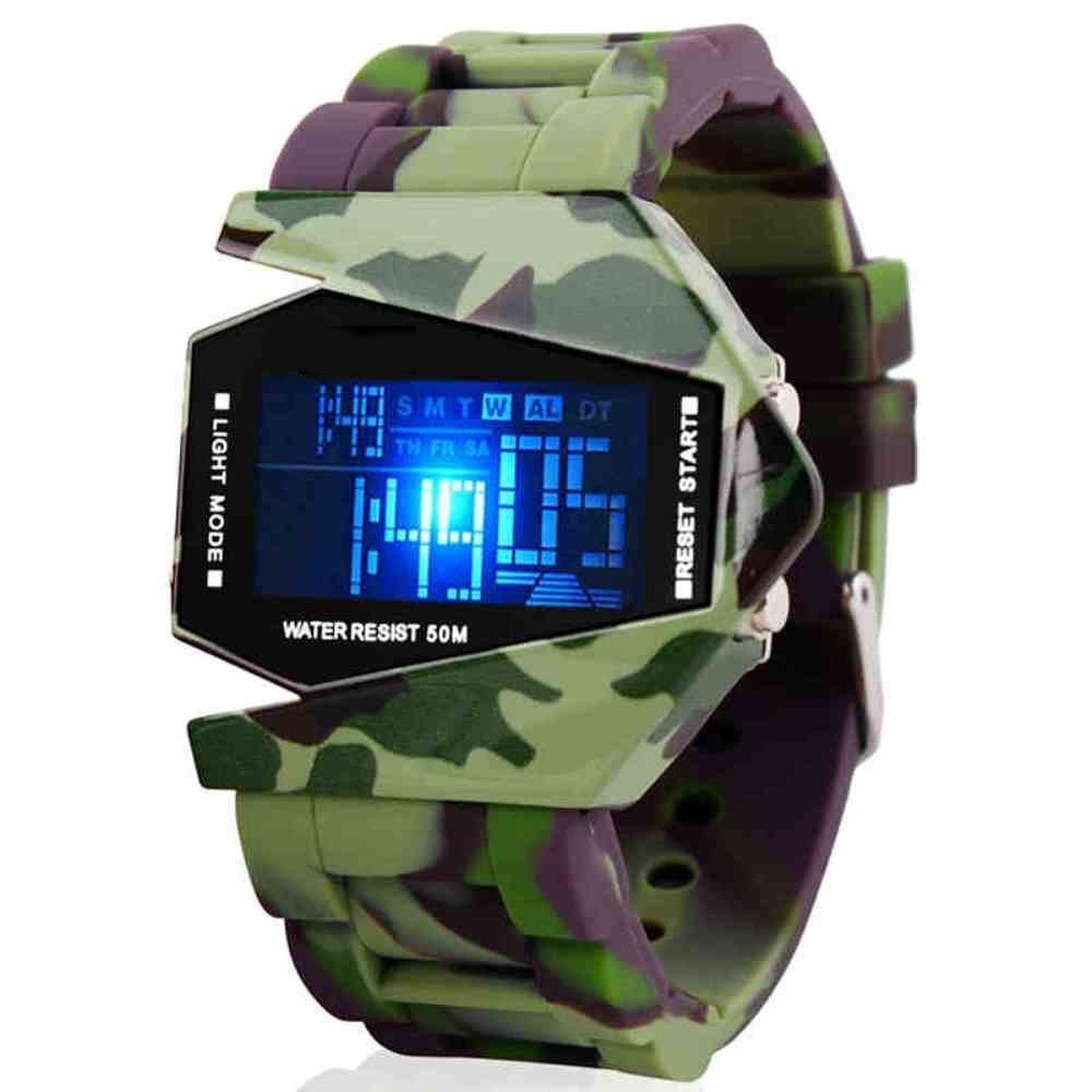 Pappi Haunt Digital LED Aircraft Model with Light Wrist Watch for Kids (B01KAUZ7Y8) Amazon Price History, Amazon Price Tracker