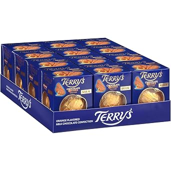 Terrys Milk Chocolate Oranges - Pack of 12 - Each Orange is 5.53oz - Perfect for Gift Giving - Great for sharing with friends and family
