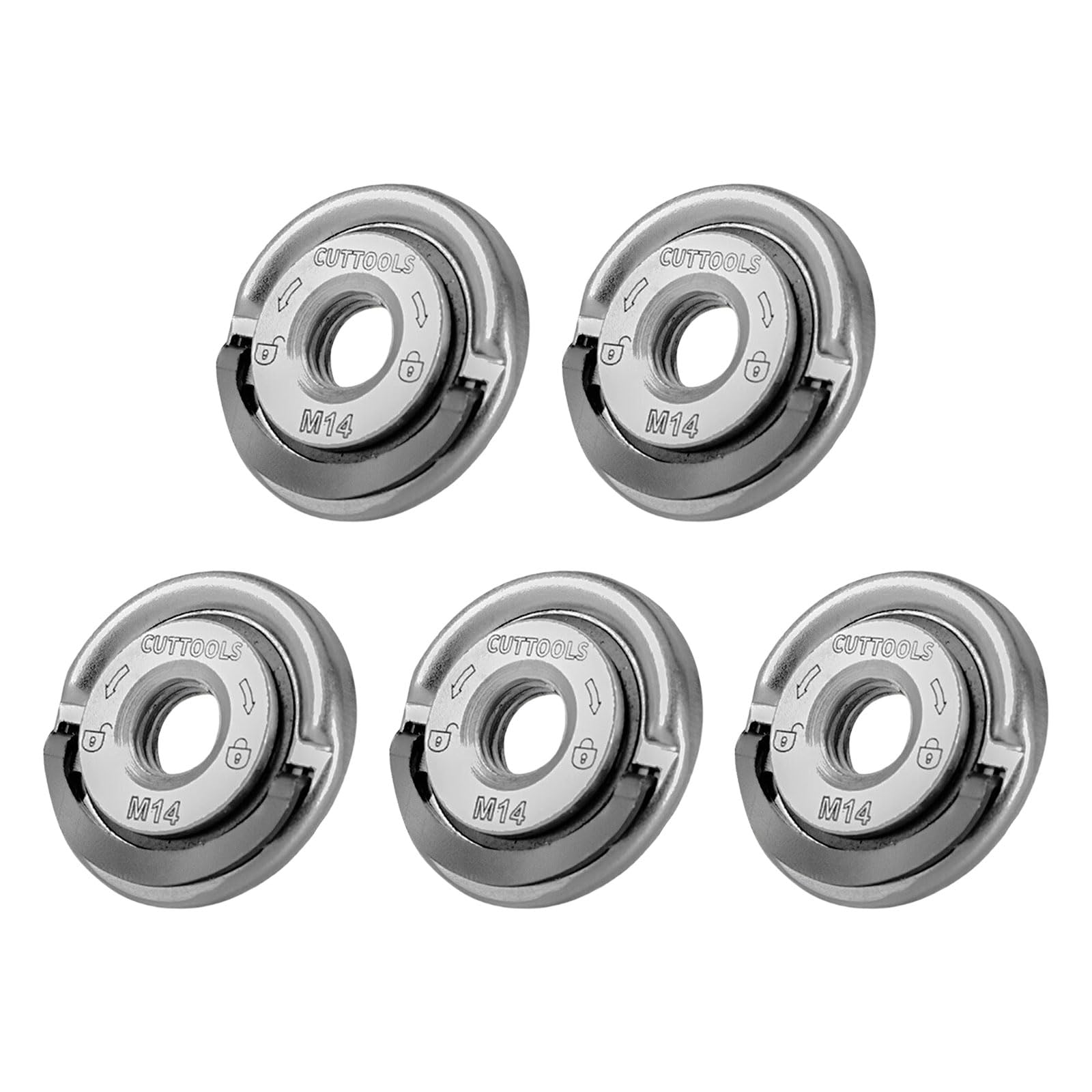 M14 quick locking nut is universal for angle grinders, resistant structure to prevent loosening and effectively secure