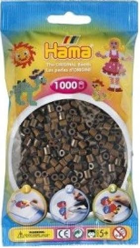 Compra a granel: Hama Dark Brown 207-12 cuentas Midi 1.000 unidades (paquete de 6)