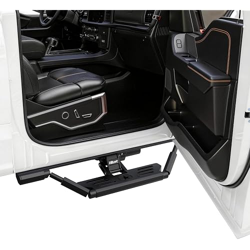 Tuxtreme Power Running Boards Compatible with Ford Ranger 2019-2026 SuperCrew Cab 4-Door Passenger Side Front Door (Retractable Electric Drop Steps Automatic estribos para)