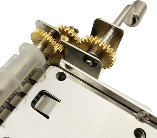 Miniatura 4 de Wingostore - Caja de música con 30 notas con mecanismo de cobre para hacer tu música movimiento de engranaje de cobre de 30 notas