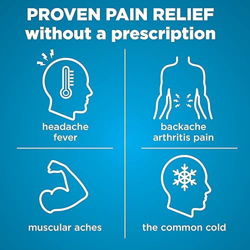 Miniatura 2 de Tienda Basic Care Tabletas de ibuprofeno, 200 mg, analgésico y reductor de fiebre, para dolor de cabeza, dolores musculares, artritis, dolor de