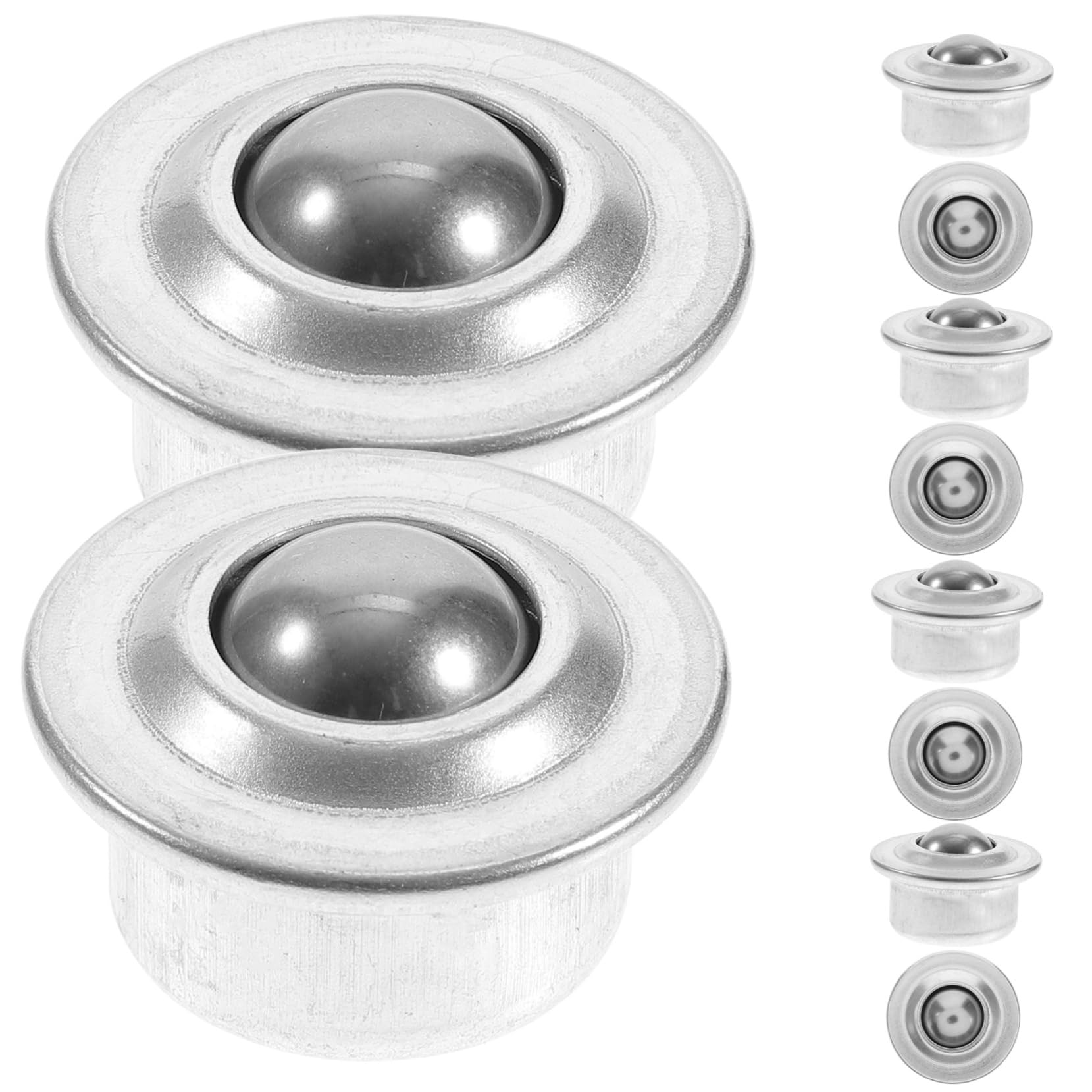 VILLFUL 10pcs Bearing Casters Roller Balls Bearings Roller Transfer Table Bearing Rollers Precision Ball Bearings Precision Bearings Units and Roller Bearing Steel Ball Bearing Castors