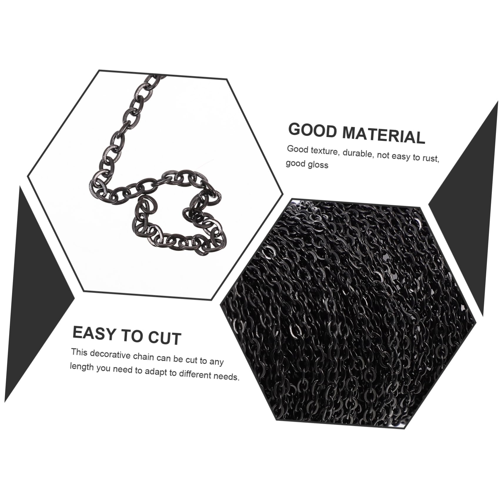 Biżuterię, naszyjnik, przedłużenie 4 rolki Materiał bransoletki Luzem Naszyjniki Bransoletki zatrzaskowe Łańcuchy DIY DIY Biżuteria Łańcuchy DIY Biżuteria