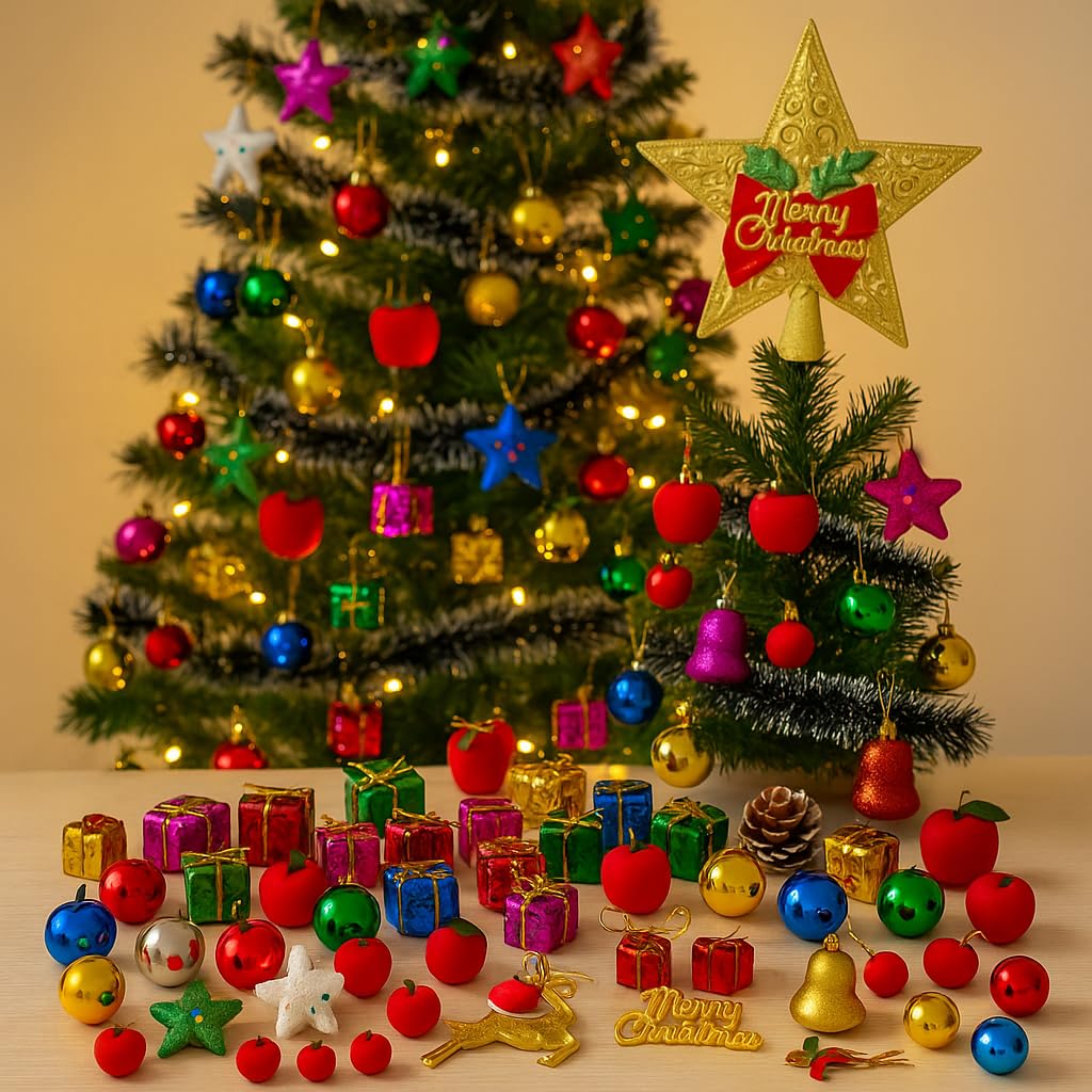 AMFIN Christmas Tree Decorations - 11 Piece Set -12