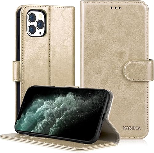 Funda tipo cartera para iPhone 11 Pro Max, de piel sintética, magnética, con soporte para tarjeta de crédito, soporte y funda a prueba de golpes