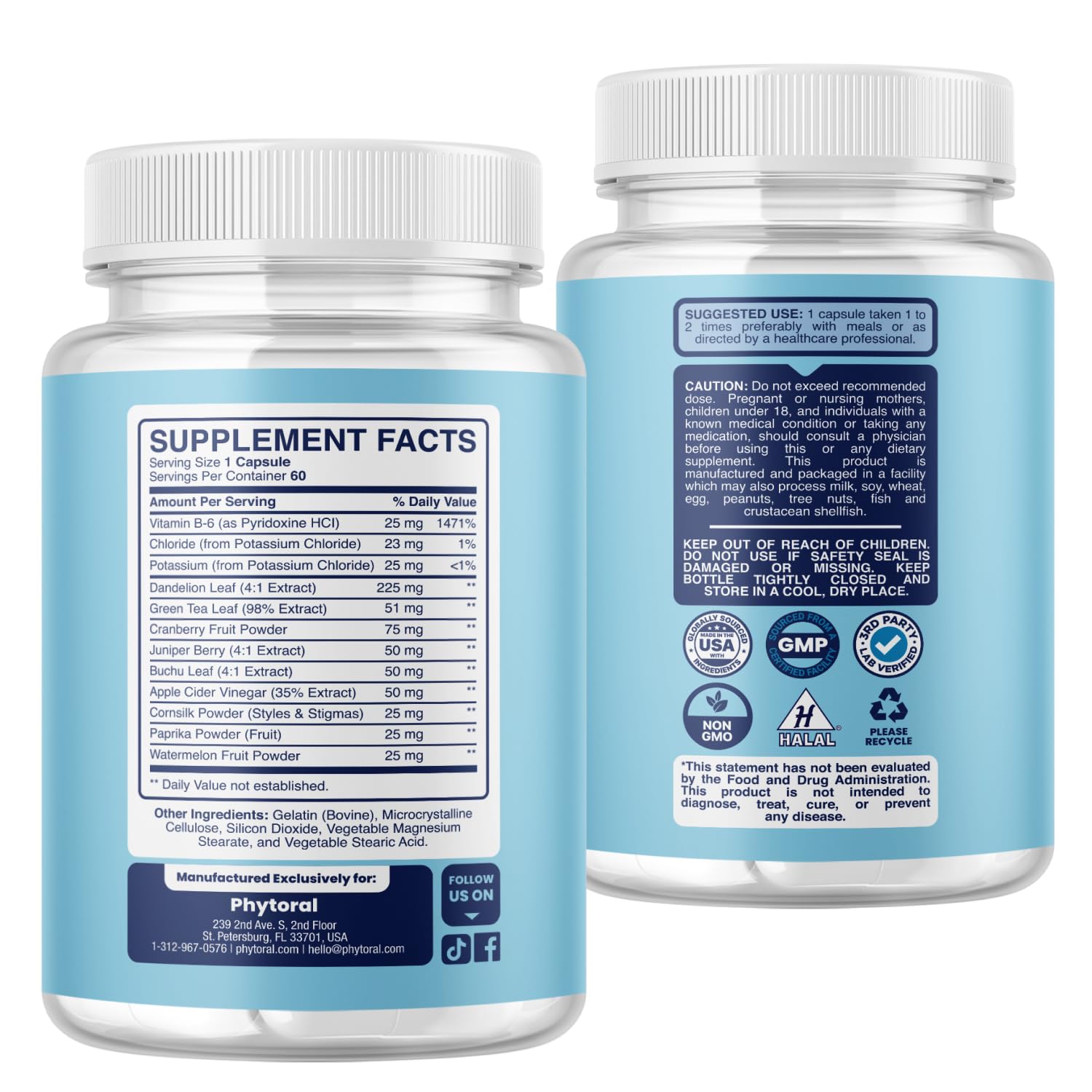 Water Away Water Pills For Swollen Legs and Feet - Diuretic Pills - 60ct — Amazon image 8