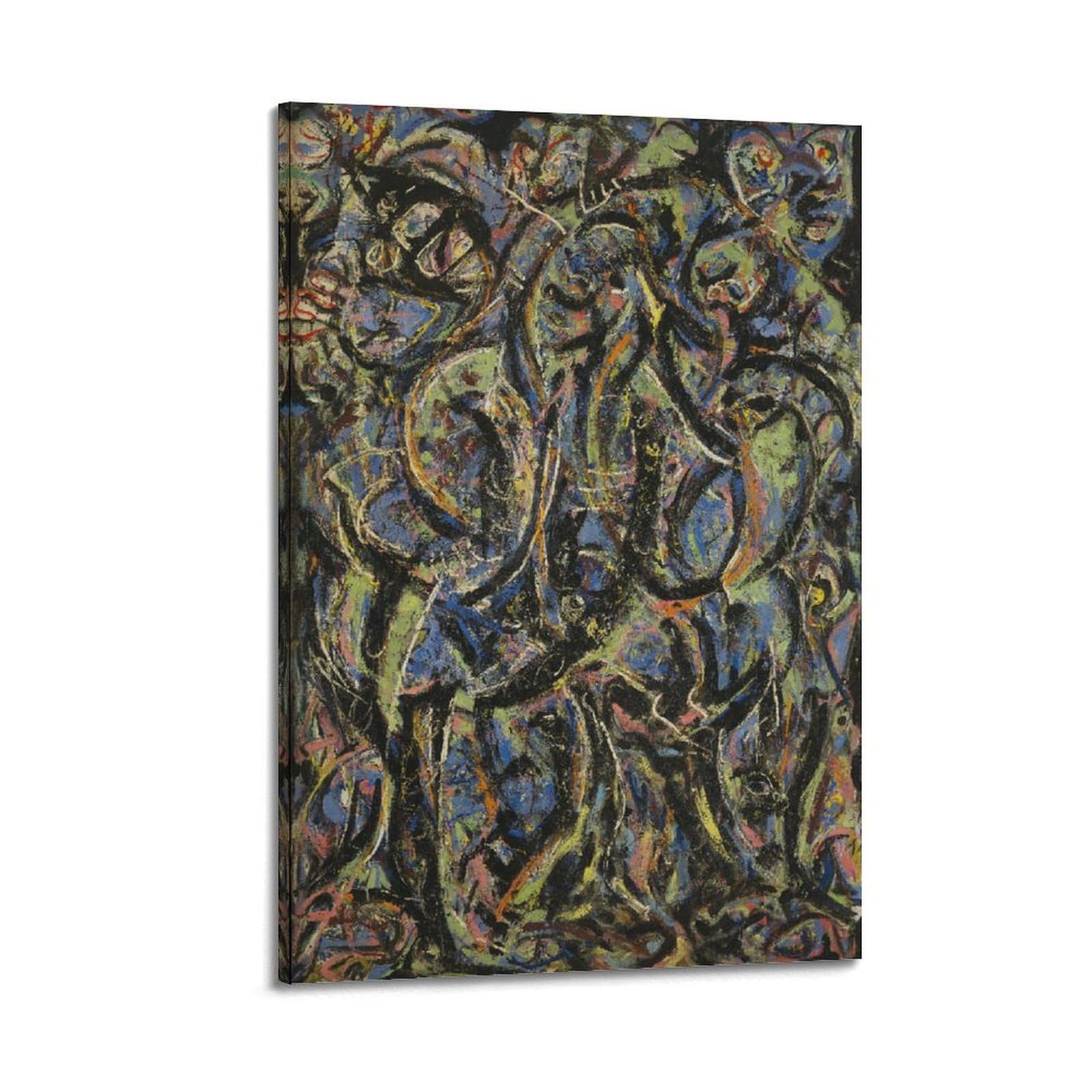 xiaoxiaoshen Jackson Pollock Abstract Expressionist2 Canvas Poster Wall Art Prints Room Aesthetic Murals Bedroom And Living Decorations 24x36inch(60x90cm)