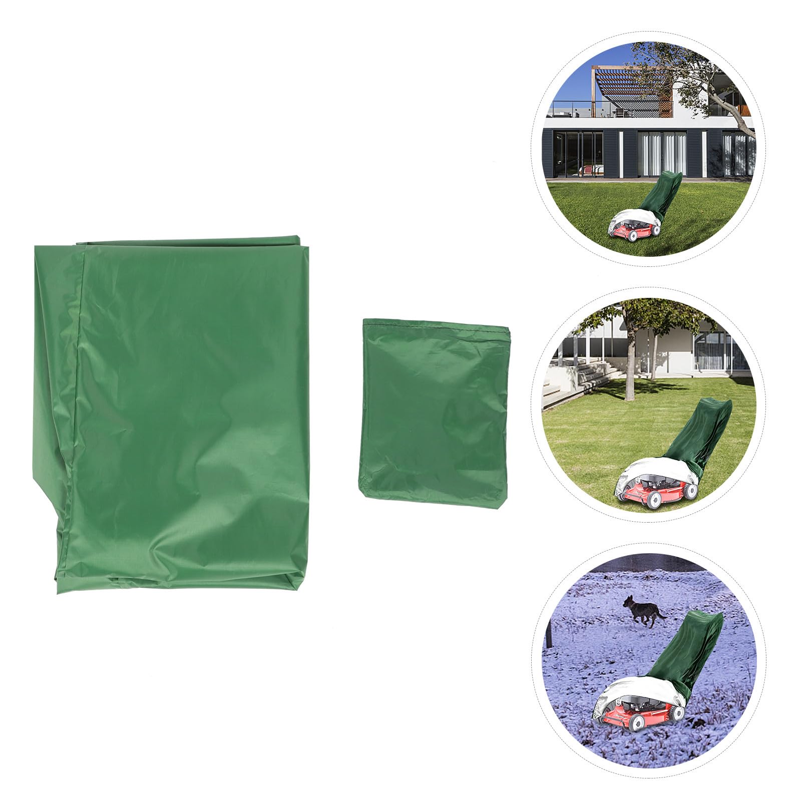 SOIMISS Cubierta para Tractor Cortacésped y Funda Protectora para Cortacésped al Aire Libre, Diseño Plegable de Tela Oxford 193X112X64 CM Resistente a Lluvia y Sol