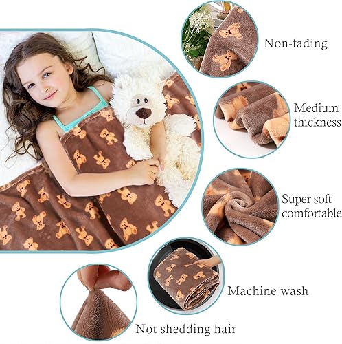 Miniatura 10 de NGTTXTX Manta para niños, manta de dinosaurio para niños, mantas para niños, manta de forro polar suave, acogedora manta de dinosaurio manta de