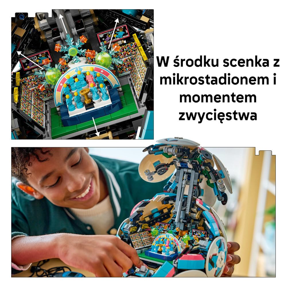 LEGO Editions Piłka nożna 43019 | Sportowa dekoracja, zestaw klocków dla dzieci, prezent dla fana piłki nożnej, dla chłopców i dziewczynek 10+, 1498 elementów