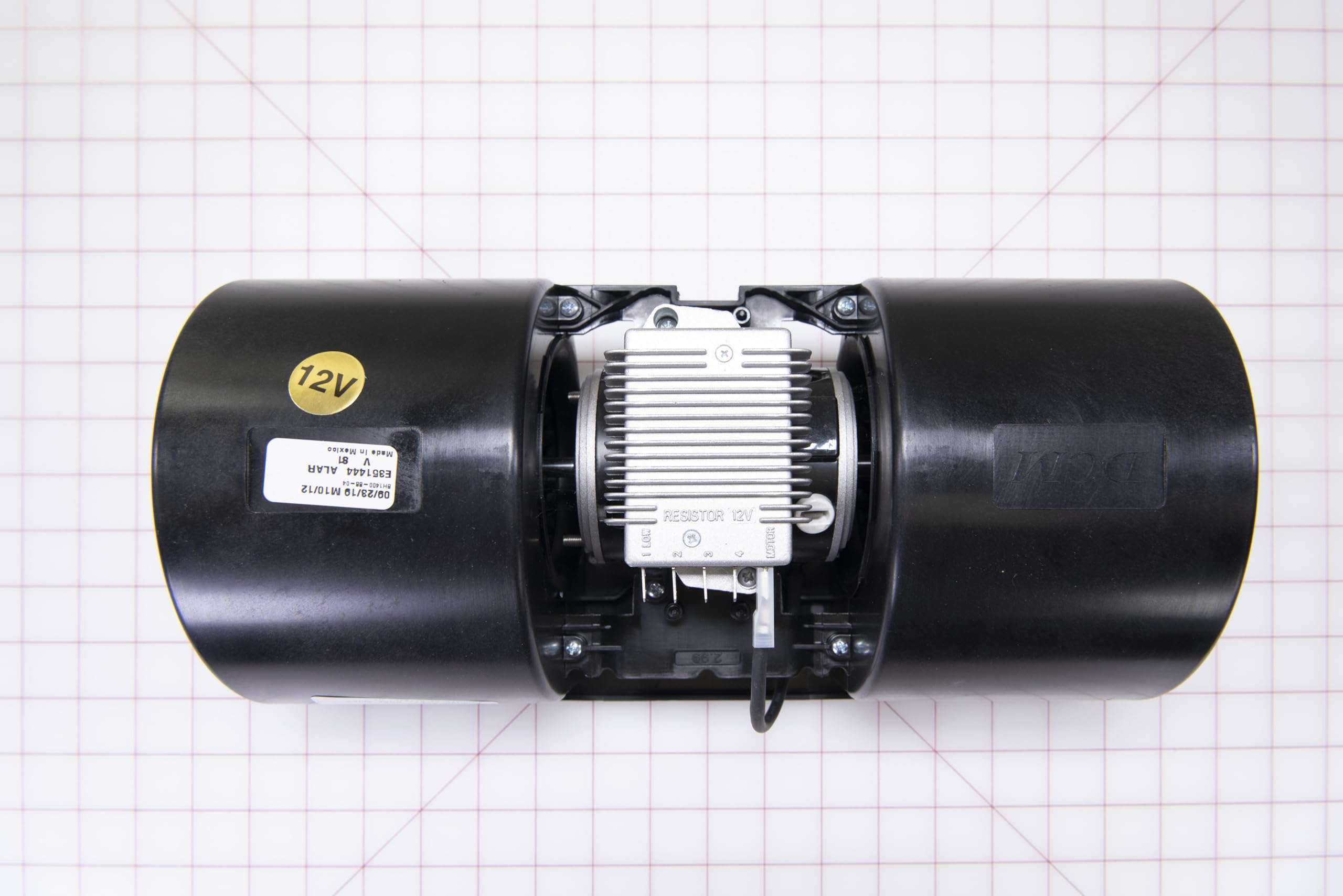 Amazon.com: Valeo Dual Wheel Blower Assembly 12V W/Resistor - PN  