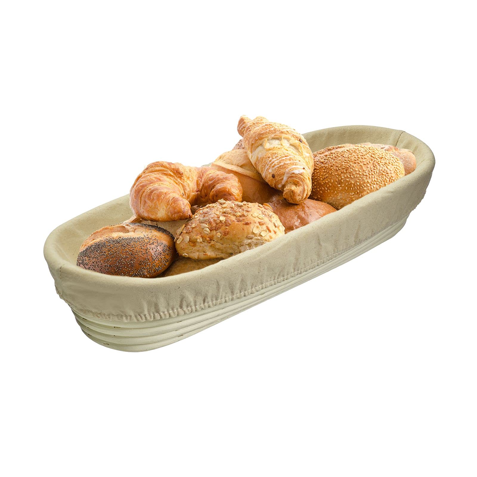 Westmark 3201226B Oval Basket Cover 39.5 x 15.5 cm Cotton Beige