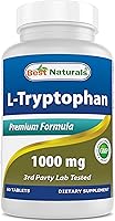 Vista 1 de Best Naturals L-Tryptophan 1000 mg 60 Tablets