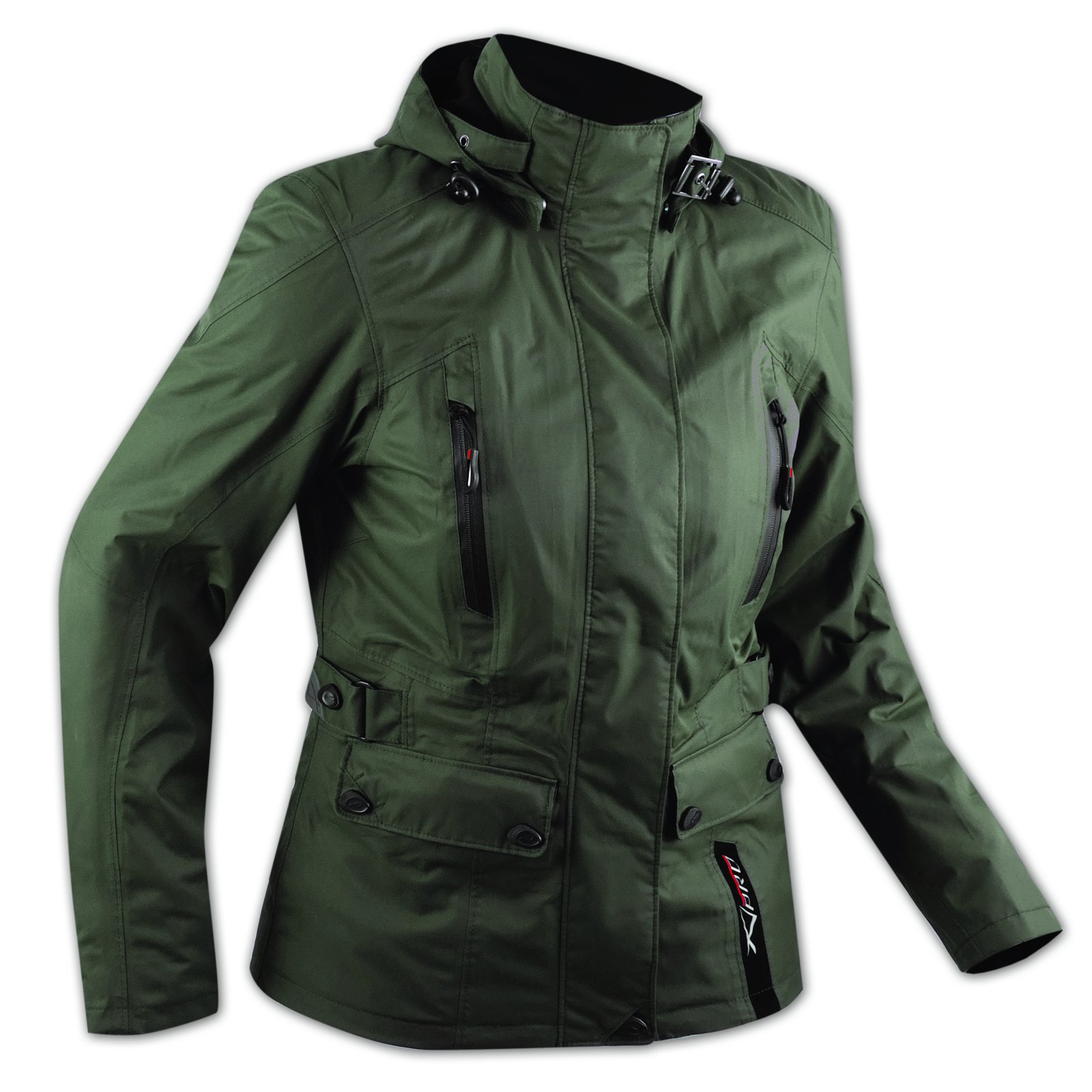 A-Pro Damenjacke Stadt Motorrad Roller Wasserdicht CE Protektoren Muetze Thermofutter