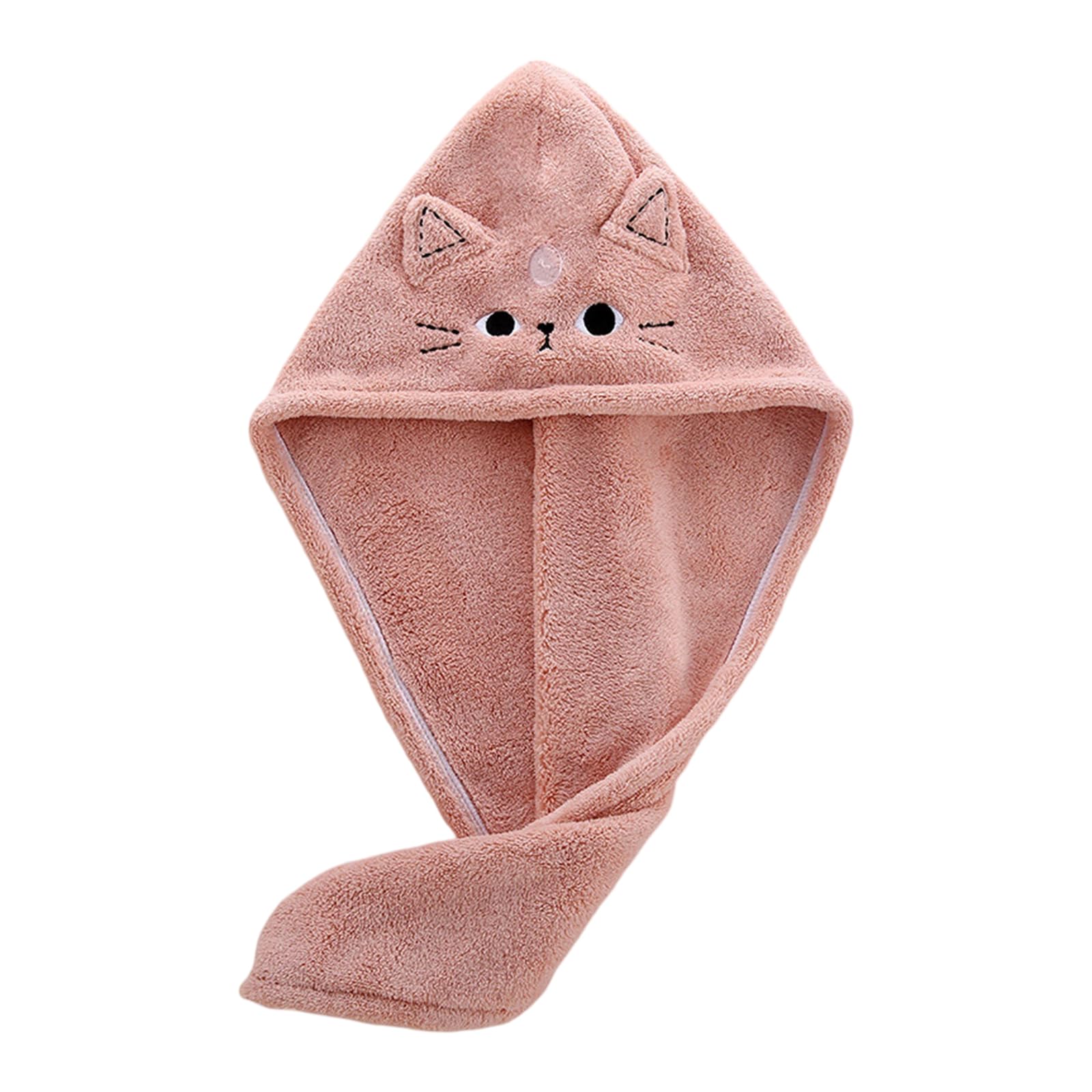 Jazuaiao Hair Towel Quick Drying Turban Wrap From Soft Fleece for Women Long Anti Frizz Head Wrap Fleece Towel