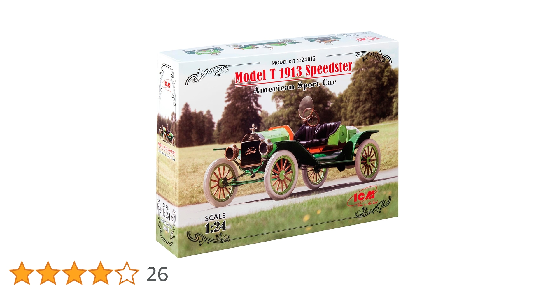 Amazon | アイシーエム ICM 1/24 T型 フォード 1913年 スピードスター