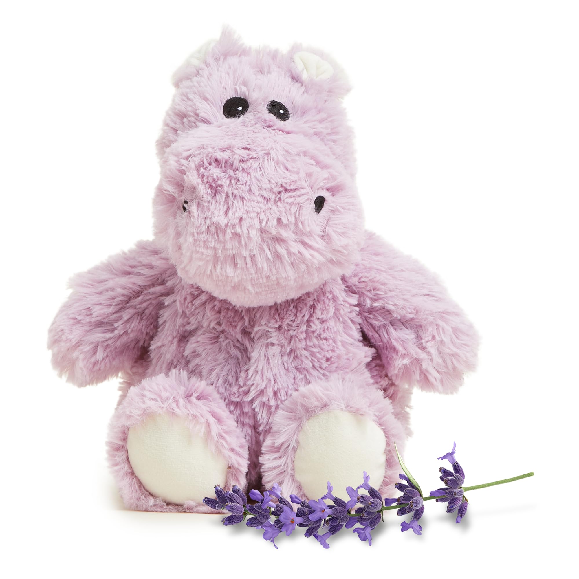 Warmiesmicrowavable And Weighted Stuffed Animals Hippo Heated