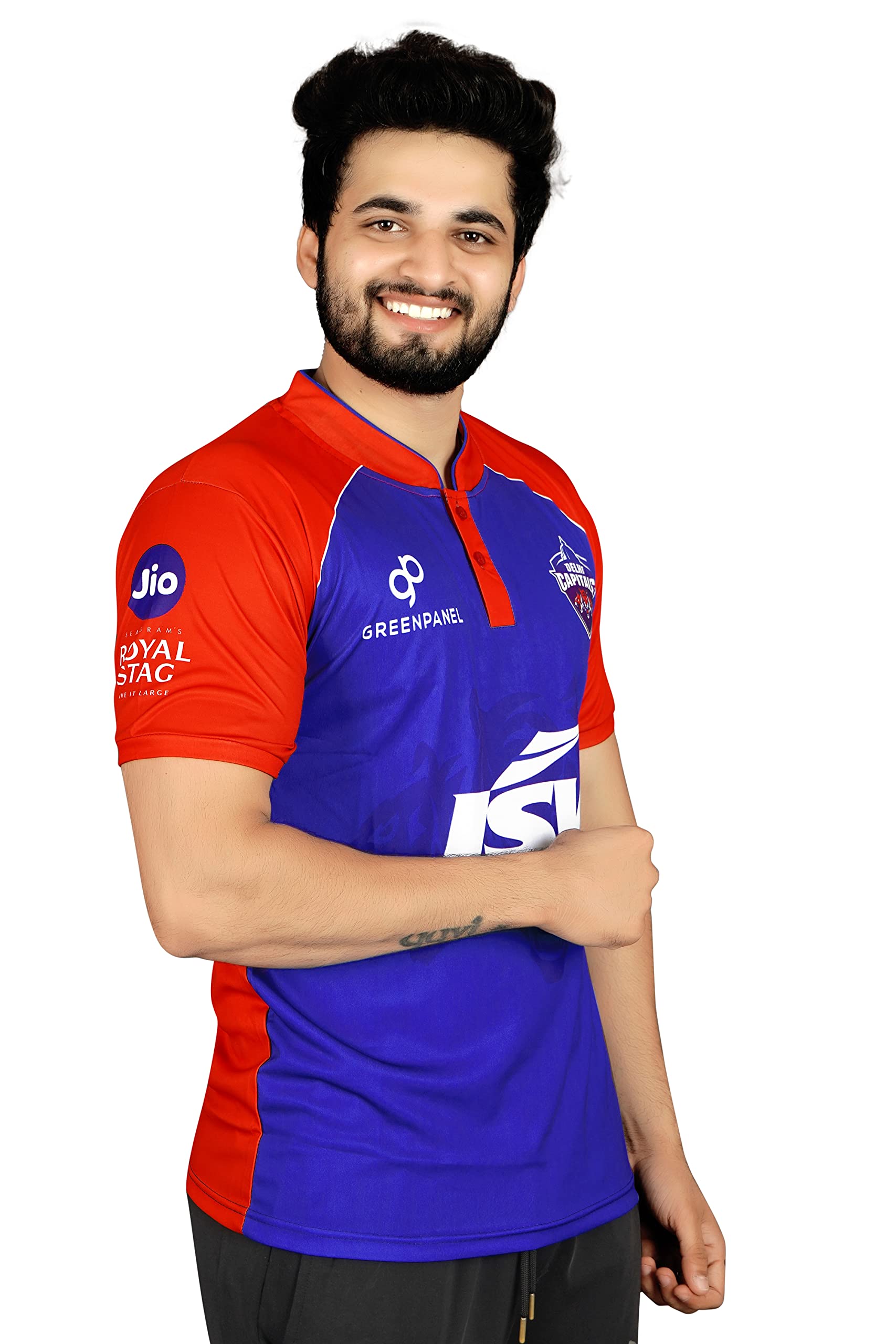 Buy GROWTALE Delhi Capitals 2022 IPL Jersey Half Sleeves (XX-Large, Blue)  at Amazon.in