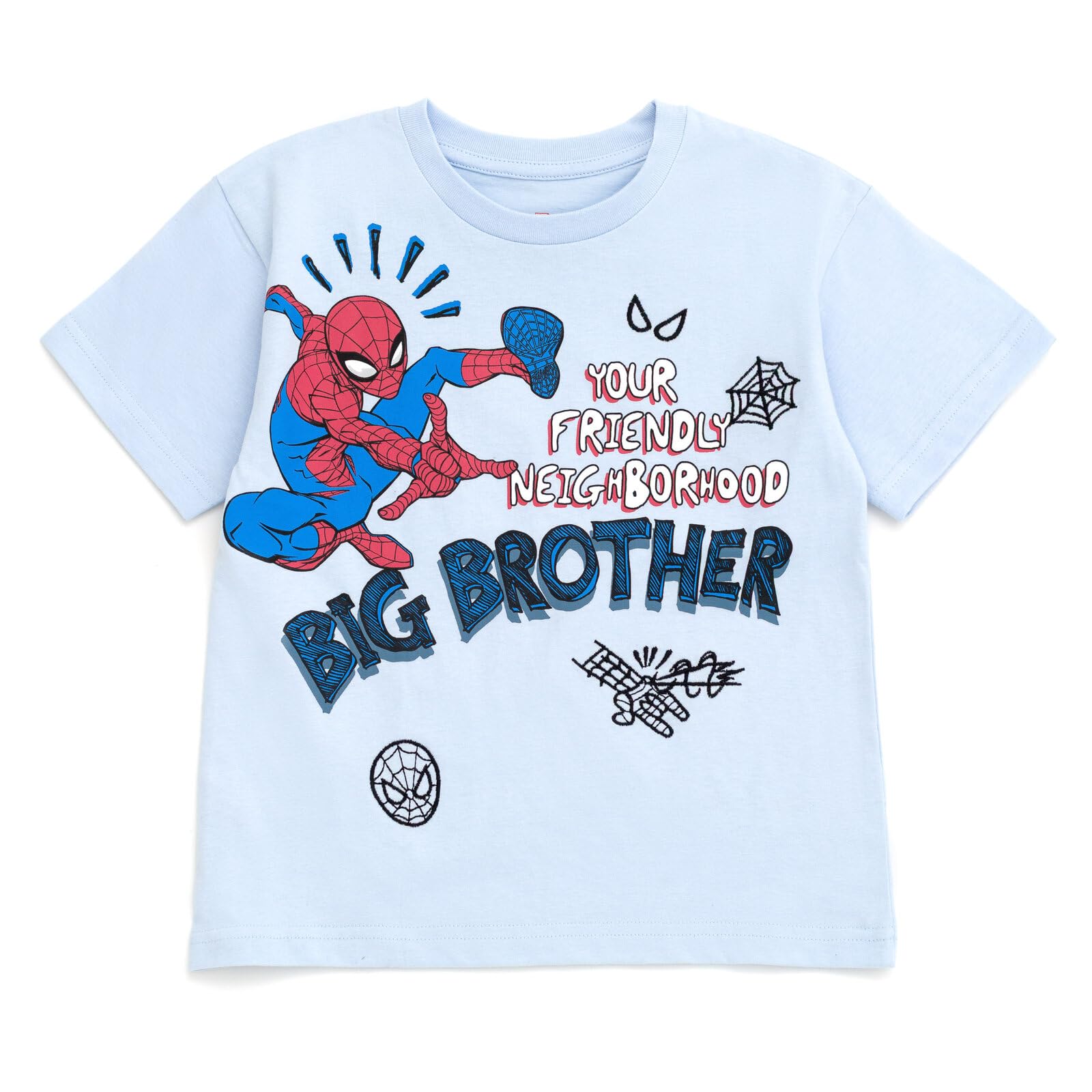Marvel Spidey and His Amazing Friends Birthday T-Shirt Toddler to Big Kid Sizes (2T - 10-12)