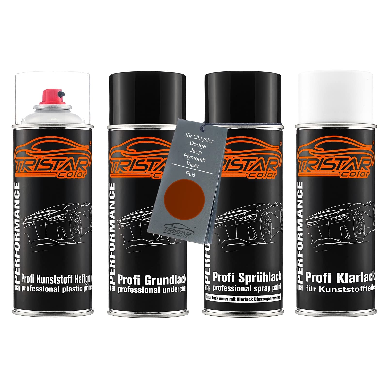 TRISTARcolor Lakier samochodowy w sprayu do plastiku do Jeep PLB Copper Pe.
