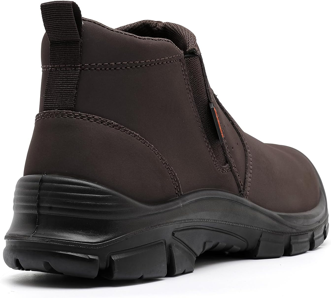 DRKA Men's Steel Toe Chelsea Boots - EH Waterproof Work Shoes for Construction, Industrial, Slip Resistant - Image 5