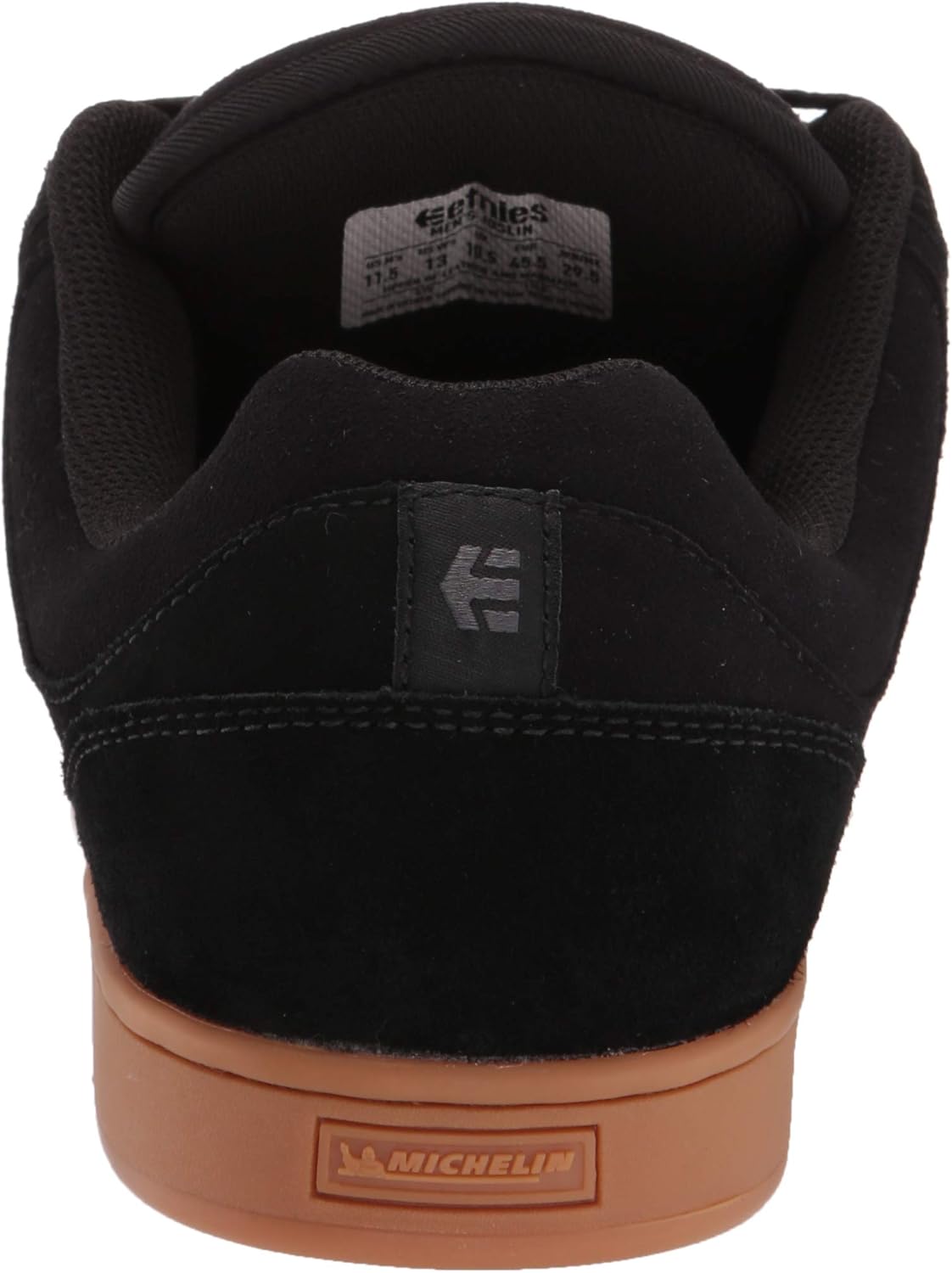 Etnies Men's Joslin Skate Shoe 8 Black/Gum