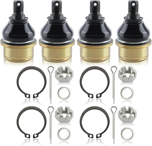 MOTOALL Kit de rótulas superior/inferior para Honda TRX 420/450 / 500/650 / 680 Foreman Rubicon Rincon 1998 1999 2000-2017 51375-HP5-601 Paquete de 4