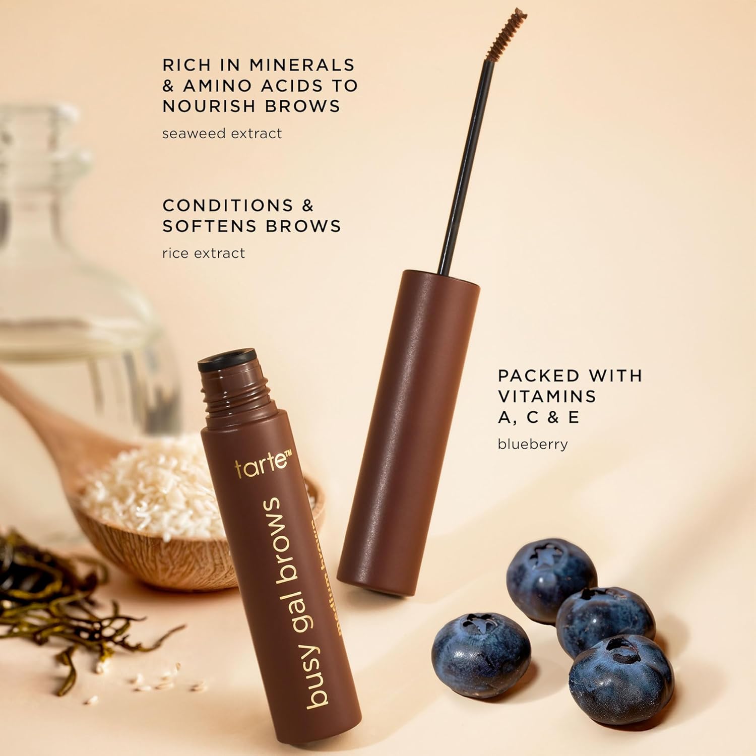 tarte busy gal tinted brow gel – 3-in-1 Waterproof Longwear Eyebrow Gel to Shape, Nourish and Condition, Tint & Set Brows, Vegan & Cruelty - Image 7