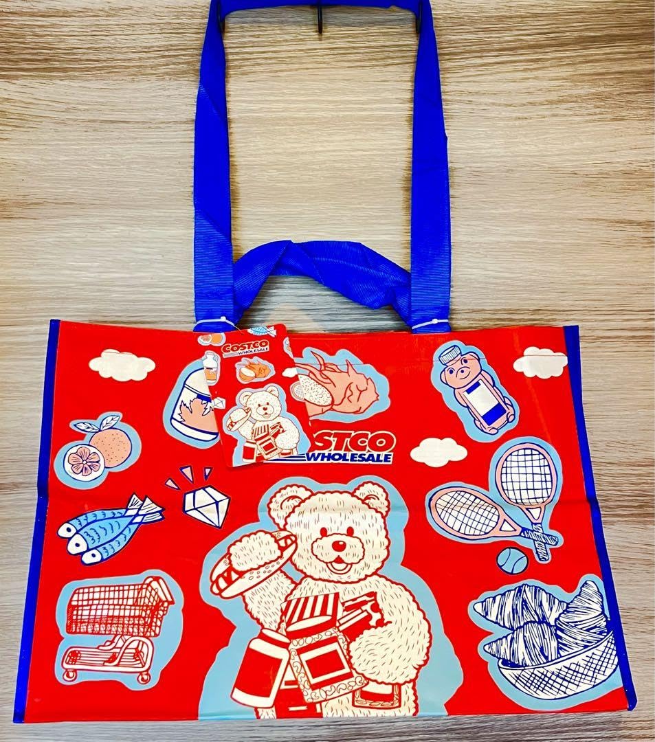 Amazon.co.jp: コストコ エコバッグ ショッピングバッグ バッグ 熊さん