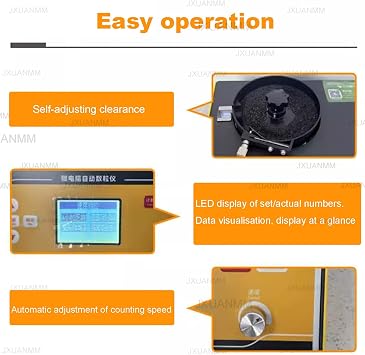 Automatic Seed Counter Device Machine Microcomputer Seeds Counting Instrument Equipment Plates for Large Medium and Small Seeds
