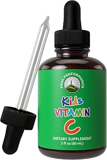 Kids Vitamin C. Best Tasting Liquid Vitamin C Drops for Toddler, Kids, Children, Teens. Sugar Free, Non GMO, Gluten Free, Vegan Supplement. Mix in Juice, Milk, or Water and Your Kids Will Love It!