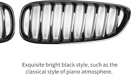 Miniatura 4 de Qitian Rejilla E89, 1 listón ABS negro delantero de repuesto para BMW Z4 E89, 2009-2016