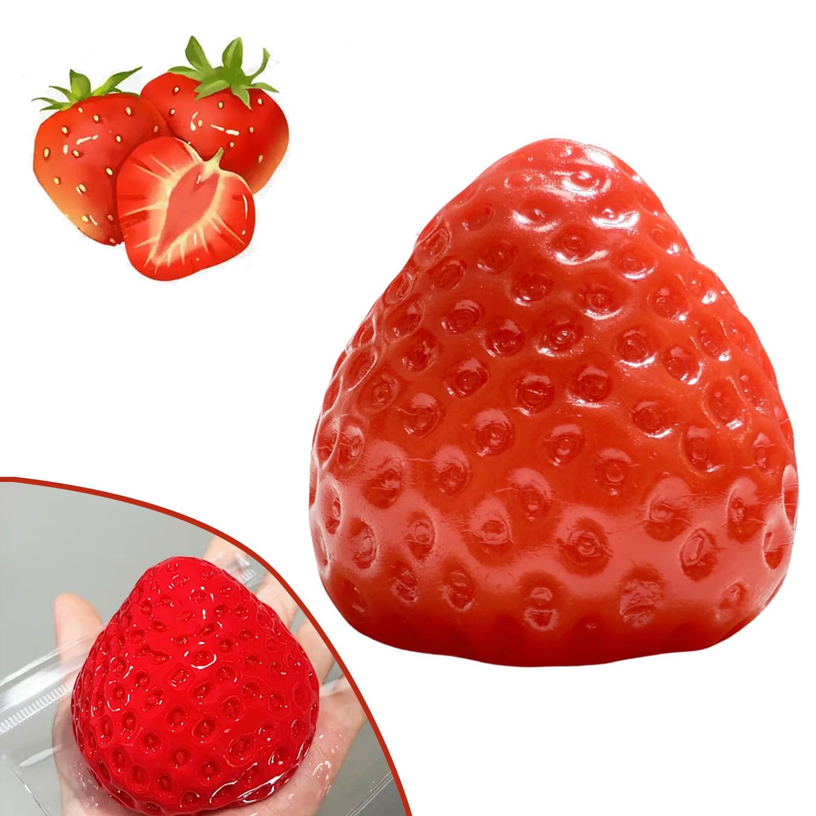 Strawberry Fidget Toys, Novelty Things Suitable for Office School
