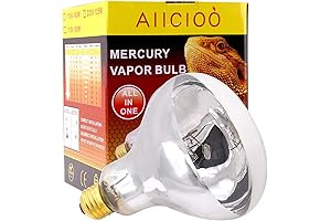 UVB Reptile Light 160W - Best UV Light Bulb for Reptile Bearded Dragons!