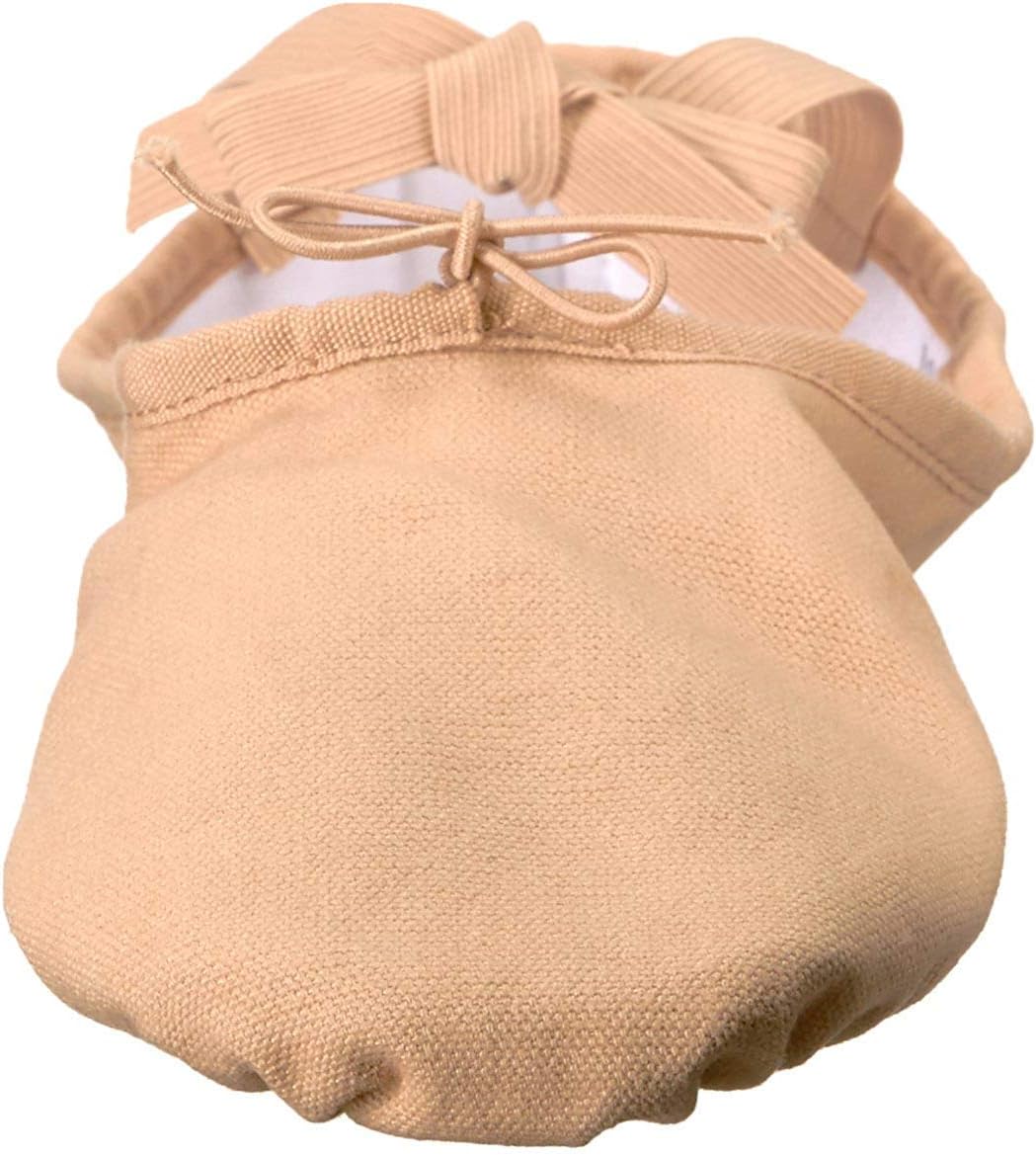 Bloch Dance Men's Pump Split Sole Canvas Ballet Slipper/Shoe Dance, Black 4 B US