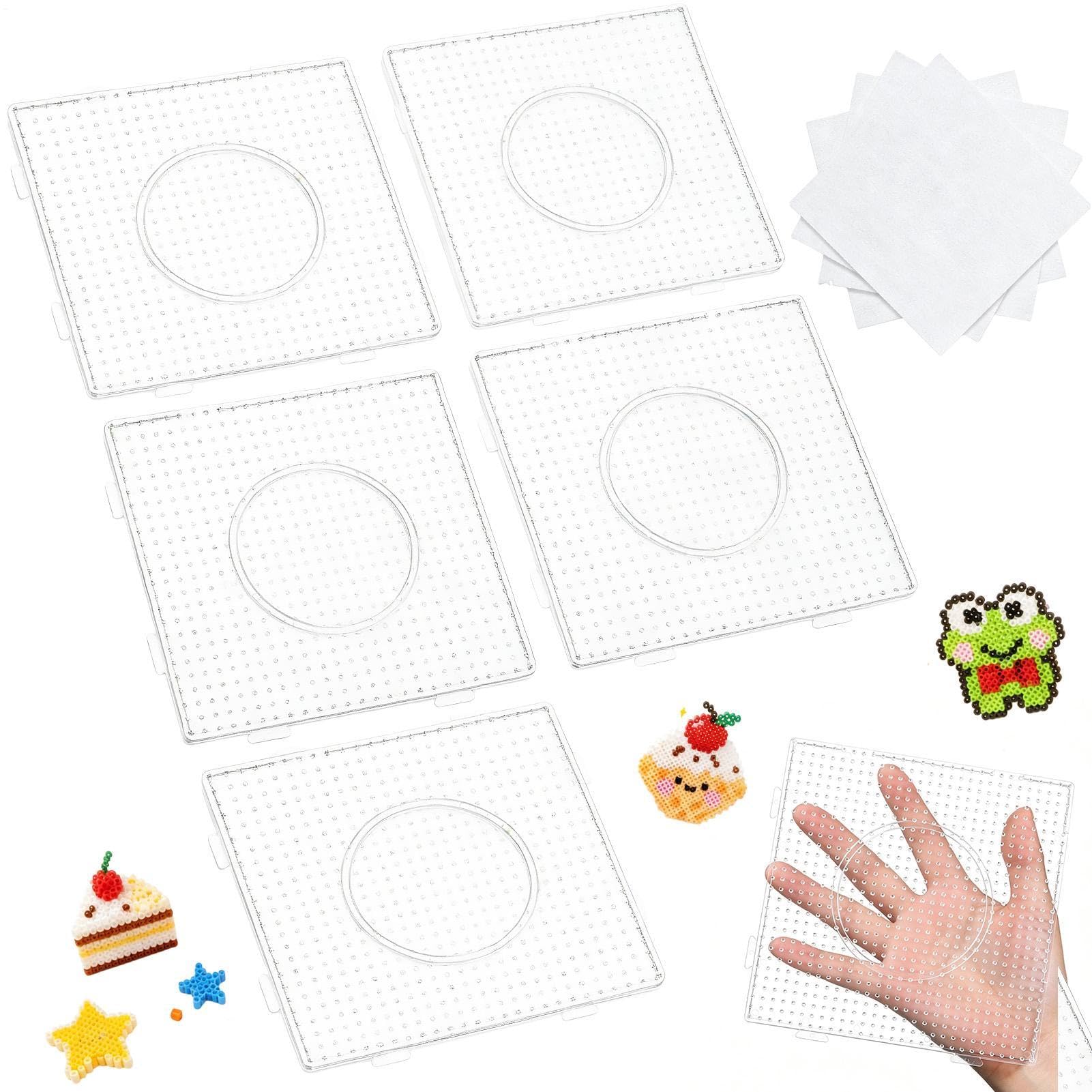 Planchas para perlas Hama y cuentas de 5mm que soportan el calor de la plancha