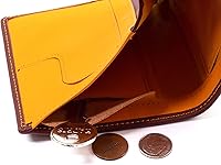 Vista 6 de Mush & Bow Sirius - Cartera para hombre, bloqueo RFID, plegable y delgada, Marrón, Minimalista